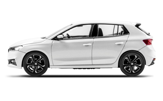 Fabia IV 1:43 bílá Moon